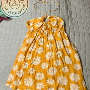 Yellow Floral Dress